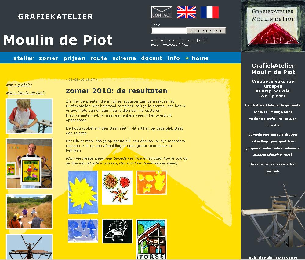 Grafiekatelier - Moulin de Piot