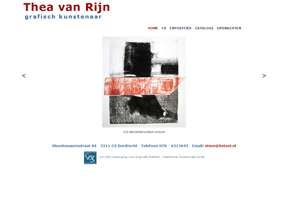 website Thea van Rijn