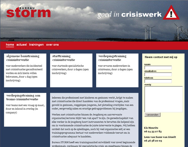 website Bureau Storm